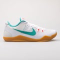 Nike Kobe XI white and green sneaker