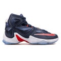 Nike Lebron XIII navy blue and red sneaker