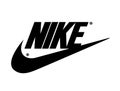 Nike logo on white background