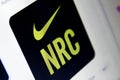 nike run club NRC logo Royalty Free Stock Photo