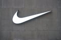 Close up shot of Nike sign seen at UpperHills in Shenzhen