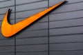 Nike Swoosh Logo at Metzingen Outlet Shopping Complex in Germany