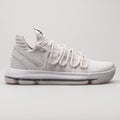 Nike Zoom KD10 platinum and grey sneaker