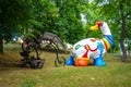 Niki de Saint Phalle and Jean Tinguely sculptures in Stockholm, Sweden