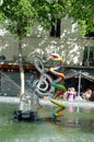 Niki de Saint Phalle Stravinsky Fountain Jean Tinguely Paris France French Style Centre Pompidou Art Sculpture Installation