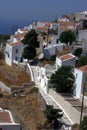 Nikia, traditional greek village Royalty Free Stock Photo