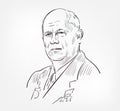 Nikita Sergeyevich Khrushchev was a Soviet politician who served Soviet Union famous Russian vector sketch isolated