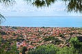 Nikiti town, Halkidiki, Greece, panorama picture