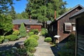 Nikkei Memorial Center with Barracks at the New Denver Japanese Internment Centre, Slocan Valley, British Columbia Royalty Free Stock Photo