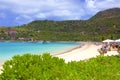 Nikki beach in St Barths, Caribbean Royalty Free Stock Photo