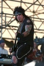 Nikki Sixx, bassist of the American group of hard rock Brides of Destruction, during the concert