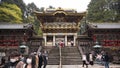 Yomeimon Gate in Toshogu Shrine. The gate of sunlight in Nikko, Japan