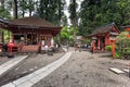 Nikko - May 22, 2019: Futarasan Shinto shrine in Nikko, Japan Royalty Free Stock Photo