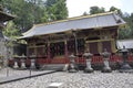 Nikko, 11th may: Kamijinko Shinto shrine from Toshogu Shrine Temple in Nikko National Park of Japan Royalty Free Stock Photo