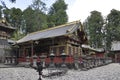 Nikko, 11th may: Kamijinko Shinto Shrine from Toshogu Shrine Temple in Nikko National Park of Japan Royalty Free Stock Photo