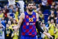 Nikola Mirotic of FC Barcelona Basketball in action during the EuroLeague basketball match