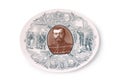 Nikolai II memorial plate Royalty Free Stock Photo