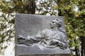 Nikolai ostrovsky tomb in novodevichy cemetery, moscow