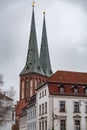 The Nikolaikirche or St. Nicholas\' Church is the oldest church in Berlin, Germany Royalty Free Stock Photo