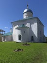 Nikolskaya church of Izborsk fortress Royalty Free Stock Photo