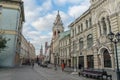 Nikolskaya Street (ulitsa). Moscow Street scene.