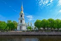 Nikolsky cathedral belltower. Royalty Free Stock Photo