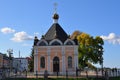 Nikolsky chapel in Rybinsk city, Yaroslavl region, Russia Royalty Free Stock Photo