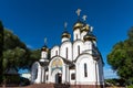 The Nikolsky Women`s Monastery in Pereslavl Zalessky in the Yaroslavl Region in Russia Royalty Free Stock Photo