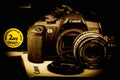 Nikon versus Canon camera Royalty Free Stock Photo