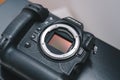 Nikon Z9 mirrorless camera sensor Royalty Free Stock Photo