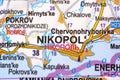 Nikopol a city in war-torn Ukraine