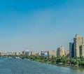 Cairo Quays by the Nile River Royalty Free Stock Photo