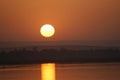 Nile Sunset Royalty Free Stock Photo