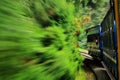 Nilgiri mountain railway going through the green forest