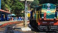 nilgiri mountain railway, unesco world heritage site of tamil nadu, south india. popular metre gauge ooty toy train Royalty Free Stock Photo