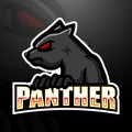 Panther mascot esport logo design