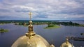 Nilo-Stolobensky monastery. Nilo-Stolobensky monastery is located in Tver region, on lake Seliger, Russia Royalty Free Stock Photo