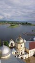 Nilo-Stolobensky monastery. Nilo-Stolobensky monastery is located in Tver region, on lake Seliger, Russia Royalty Free Stock Photo