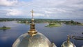 Nilo-Stolobensky monastery. Nilo-Stolobensky monastery is located in Tver region, on lake Seliger, Russia Royalty Free Stock Photo