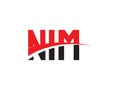 NIM Letter Initial Logo Design Vector Illustration