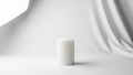 Nimalistic focusing on the contrast between the candle s solid Royalty Free Stock Photo