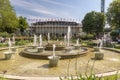 Nimb Hotel and fountains in the Tivoli Gardens Copenhagen