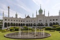 Nimb Hotel and fountains in the Tivoli Gardens Copenhagen Royalty Free Stock Photo