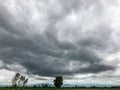 Nimbus clouds ,Dark Ominous Sky