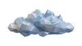 Nimbus Low Poly Cloud: Atmospheric Geometric Element, vector design Generative AI Royalty Free Stock Photo