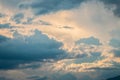 Nimbus or Rain clouds forming in the sky