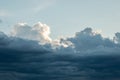 Nimbus or Rain clouds forming in the sky Royalty Free Stock Photo