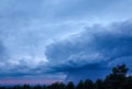 Nimbus Rain Clouds Over Lake Erie Royalty Free Stock Photo