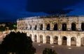 Nimes Arena at Blue Hour