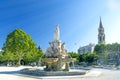 Nimes, Gard, Occitanie, France Royalty Free Stock Photo